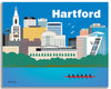 Hartford canvas wrapped print, Hartford CT wall decor