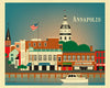 Annapolis large giclee poster