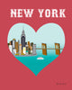 New York City, New York - Heart