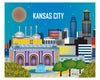 Kansas City print, 8 x 10, 11 x 14, KC Missouri prints, Kansas City MS prints, Karen Young Loose Petals City art Kansas City