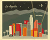 Los Angeles print, Hollyood print, LA California small prints, 8 x 10, 11 x 14, Karen Young Loose Petals City art Los Angeles