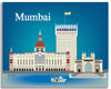 Mumbai skyline canvas, 11x14, large India canvas print, handcrafted Mumbai gifts, Mumbai souvenirs, Loose Petals city art by Karen Young, Mumbai wedding gift, Mumbai Nursery gift, Mumbai poster prints, Indian Housewarming Art Gift, India Retro Travel Poster, large Mumbai artwork, Mumbai canvas print, Corporate Mumbai art print, Mumbai skyline art