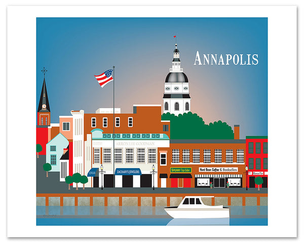 Annapolis large giclee poster