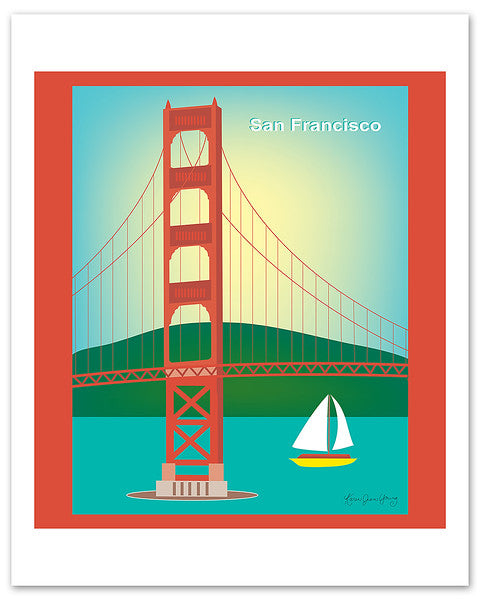 San Francisco, California - Golden Gate Bridge