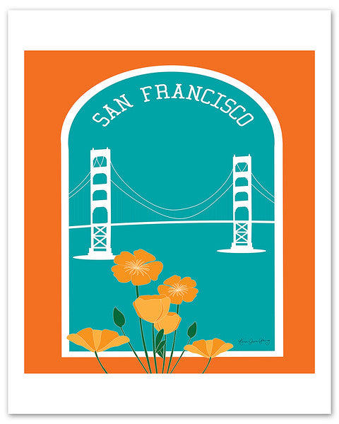 San Francisco, California - Poppies