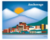 Anchorage wall art print for home or office, by Karen Young Loose Petals publishing