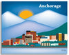 Anchorage, Alaska canvas art posters by Karen Young artist behind Loose Petals