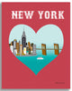 New York City, New York - Heart