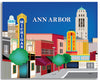Ann Arbor wrapped canvas art print for home or office