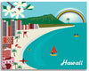 Honolulu Hawaii canvas wrap, giclee canvas, large canvas, Karen Young Loose Petals