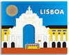 Lisboa canvas print, Portugal canvas wrap, Lisbon skyline canvas art print, large city canvas print, Karen Young Loose Petals Lisbon city art canvas print