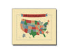 SALE of Hello From Washington DC USA Map Card