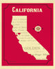 San Francisco, California - State Map