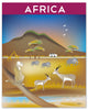 Africa with Safari and Mount Kilimanjaro