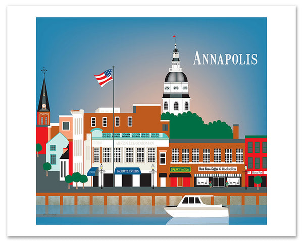 Annapolis large giclee poster 