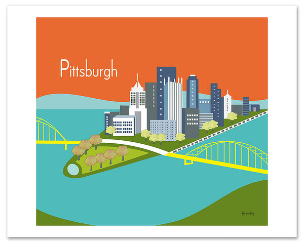 Pittsburgh, Pennsylvania - Orange