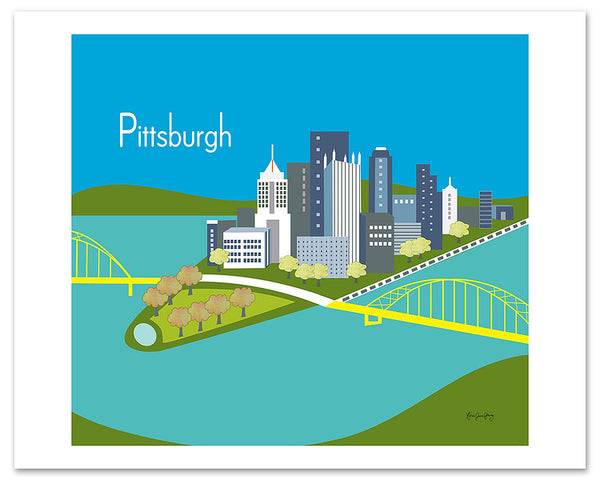 Pittsburgh, Pennsylvania - Blue