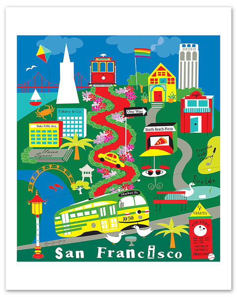 San Francisco, California - Collage